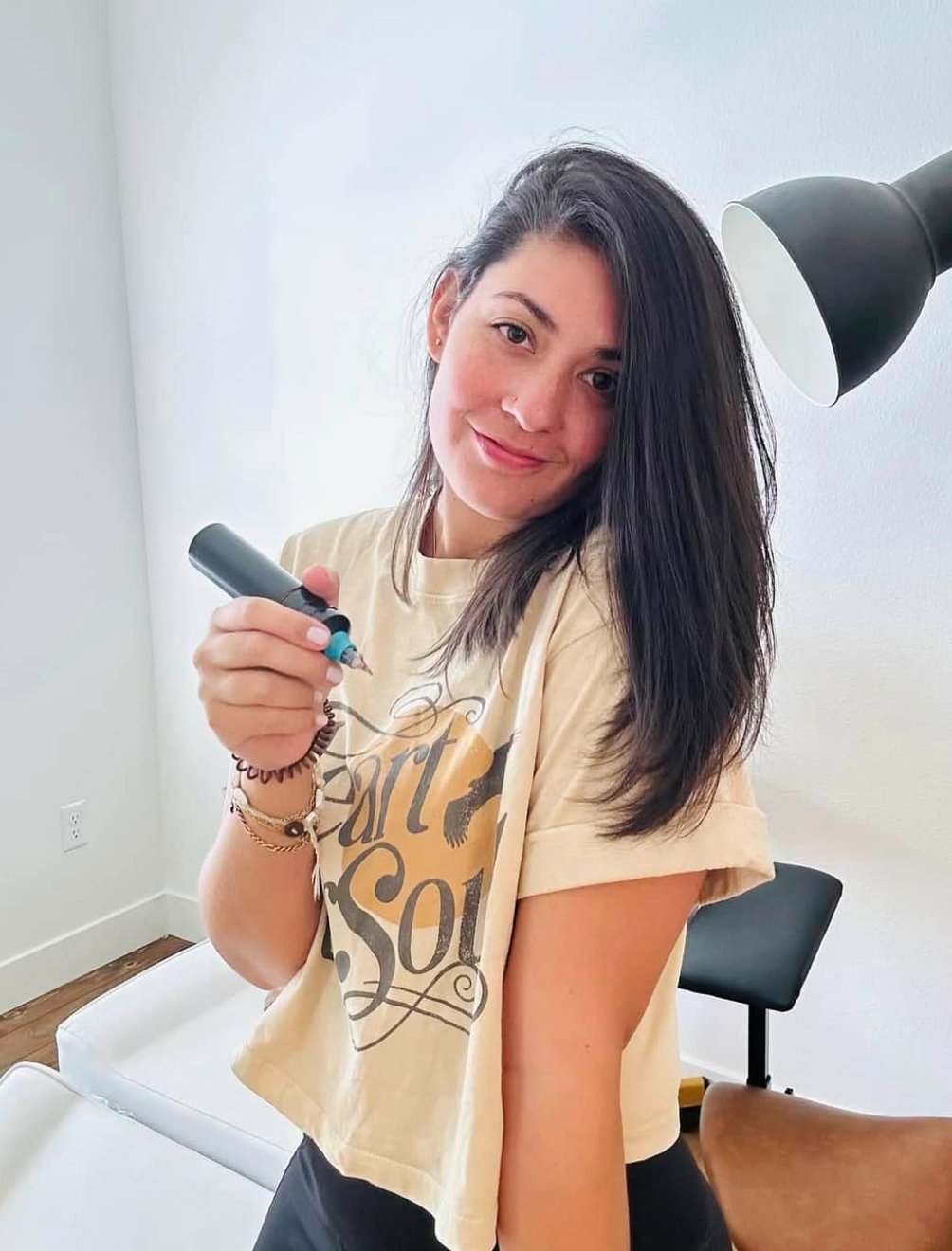 Beauty treatment room hallway at Picosa Ink