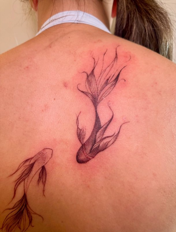 fine line tattoo work at Picosa Ink in Loveland Colorado