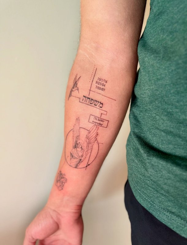 fine line tattoo work at Picosa Ink in Loveland Colorado