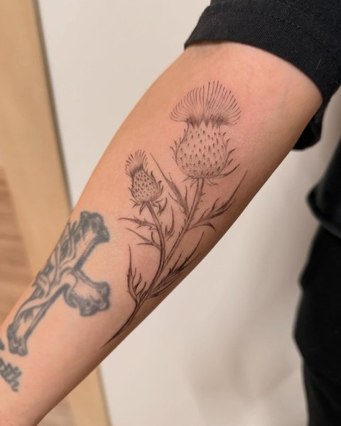 Fine line tattoo artistry by Bella at Picosa Ink Beauty Bar