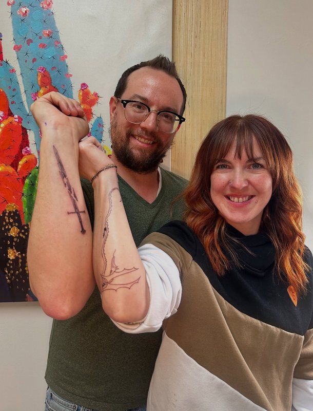 fine line tattoo work at Picosa Ink in Loveland Colorado