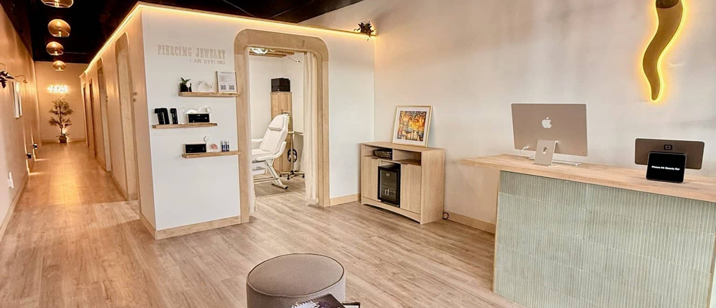 Beauty treatment room at Picosa Ink Beauty Bar