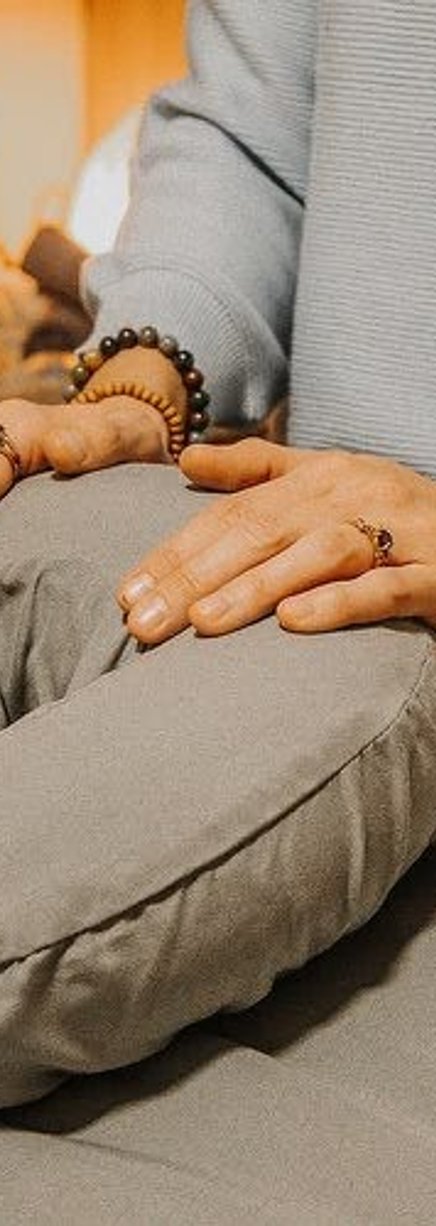 Woman smiling during skincare session